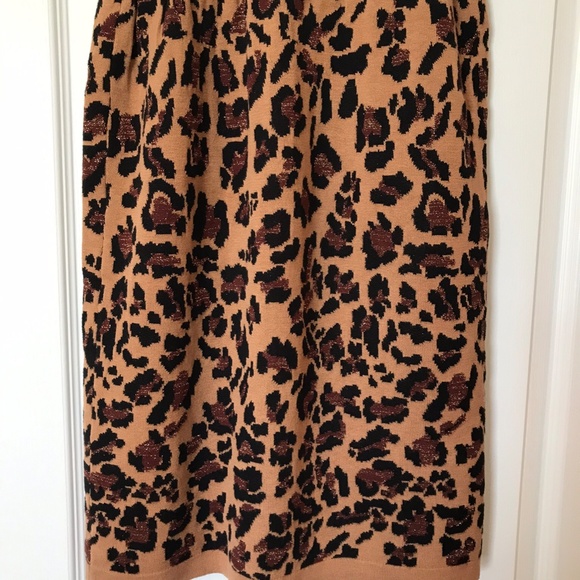 Animal Print Knit Skirt - Picture 6 of 7